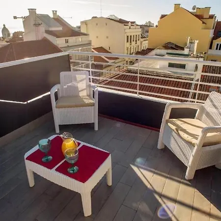 Apartment Rooftop Terrace-sao Gens *